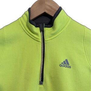 Adidas Colorblock Yellow Fleece Small